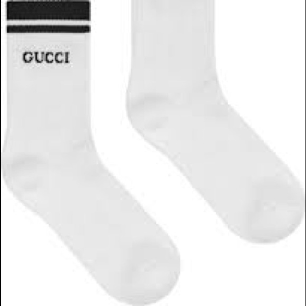 Gucci black stripe socks